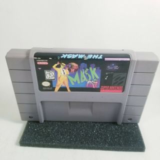 The Mask Cart Only (nintendo,  Snes) Rare Hard To Find