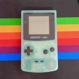 Very Rare - Gameboy Color - Ice Blue - - Usa Seller