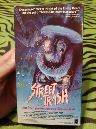 Street Trash VHS Lightning Video RARE Cult Horror 1987,  CD 2
