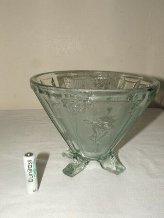 Lalique / Verlys Art Deco Hermes Frosted Footed Vase Stunning & Rare