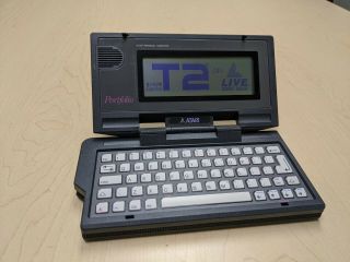 Atari Portfolio,  Terminator 2,  Pin Program Rare,  Collectible,  Pocket Computer