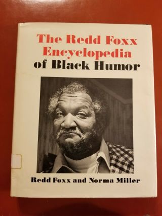 Rare First Edition The Redd Foxx Encyclopedia Of Black Humor Hbdj 1977