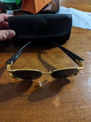 Gianni Versace Mod S64 Col 49l Vintage Sunglasses Rare