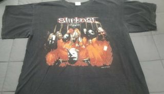 Vintage Slipknot Album Cover Shirt Xl 1999 Blue Grape Rare