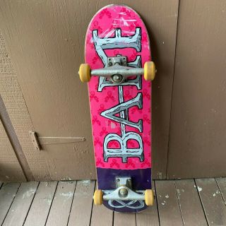 Bam Margera Him Skateboard Deck Rare Pink Varient Element Deck Independent