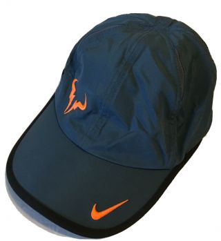 Nike Rafa Nadal Bull Cap Hat Dri - Fit Light Armory/navy O/s Very Rare