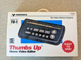 Videonics Thumbs Up Tu - 1 Home Video Editor Machine Rare Read