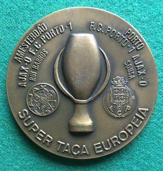 And Rare Bronze Medal Of The Winner Of The Football European Cup