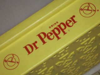 Rare Yellow Plastic 4 Six Pack Drink Dr.  Pepper Soda Carrier By,  Pakster 4010