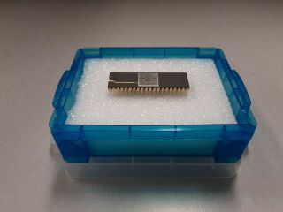 Rca Cdp1802cd 832 Rare Vintage Dip Microchip Gold 1970s Computer Chip