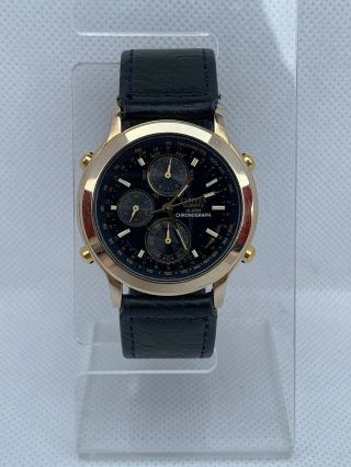 Citizen 6850 - G80353 Vintage Rare Wrist Watch Quartz Retro Old Chronograph Alarm