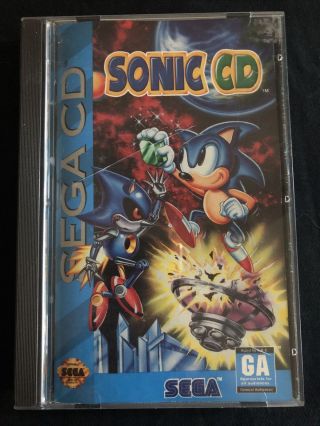 Sonic The Hedgehog Cd Sega Cd Video Game Complete Rare