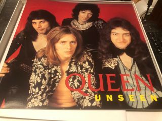 Queen Unseen Rare Numbered Boxset And Poster Limited Edition