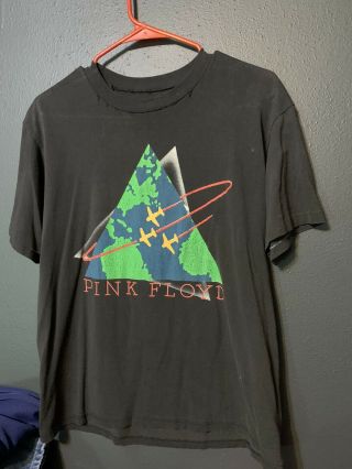 Vintage Pink Floyd 1987 World Tour T Shirt Size Large Rare Pink Floyd