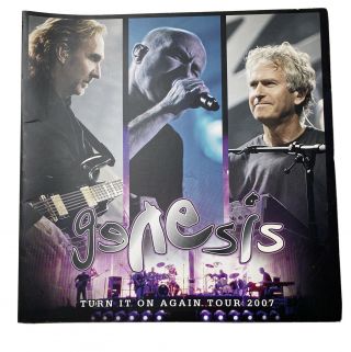 Rare Genesis Turn It On Again Tour 2007 Book Concert Program Phil Collins