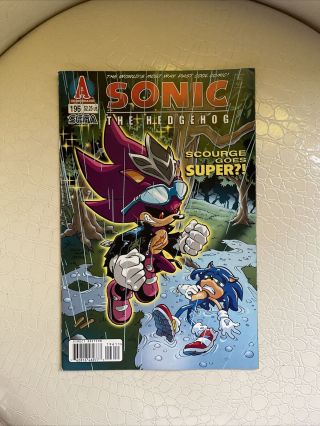 Sonic The Hedgehog 196 Archie Comic Book Issue Rare