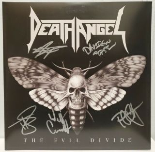 Death Angel - The Evil Divide 2016 2xlp Vinyl,  Signed Autographed Rare