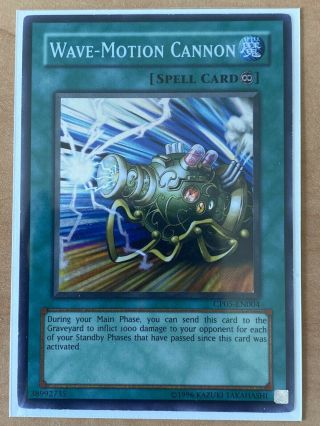 Yugioh Wave - Motion Cannon - Cp05 - En004 - Rare - Unlimited Edition Lightly