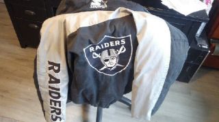 Rare Vintage Los Angeles Oakland Raiders Starter Coat Jacket Medium