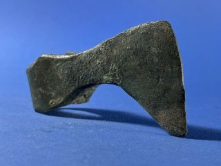 Rare Ancient Viking Norse Bronze Battle Axe Head - Intact - Circa 900 - 1000ad