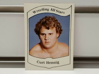 Rare 1983 Wrestling All Stars 5 Mr Perfect Curt Hennig Series A Mint/near