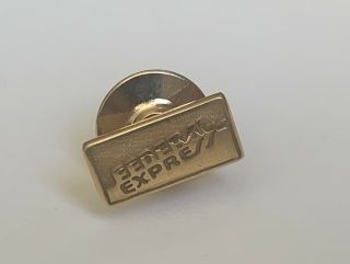 Rare 14k Solid Gold Federal Express Lapel Pin