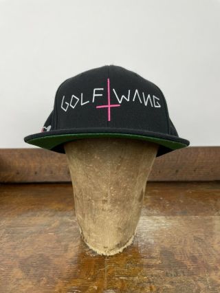 Rare Og Golf Wang Odd Future Ofwgkta Tyler The Creator Black Pink Boxcutter Hat