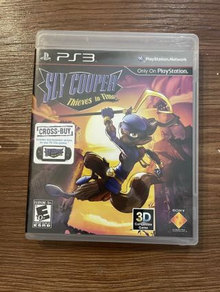 Sly Cooper: Thieves In Time (sony Playstation 3,  2013) Ps3 Rare
