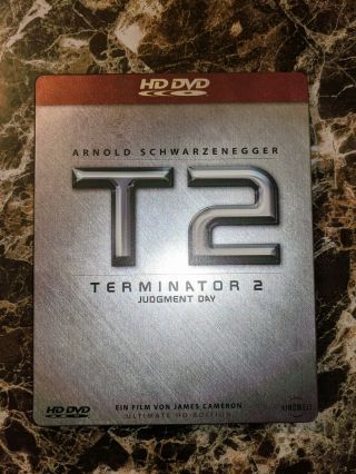 Terminator 2 Judgement Day Hd - Dvd Steelbook Rare German Release