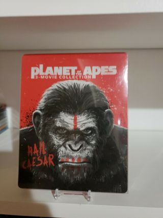 Planet Of The Apes Trilogy 4k Rare Oop Best Buy Ex Steelbook