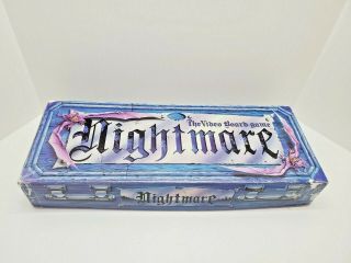 Rare Vintage 1991 Nightmare The Video Board Game By Chieftain Games Vhs
