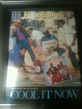 Edition Cool It Now Rare Promo Poster Ad Framed