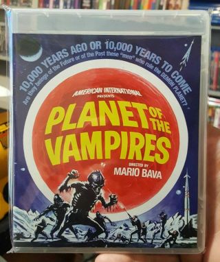 Planet Of The Vampires 1965 Blu - Ray Like - Kino Lorber Htf Oop Rare Mario Bava