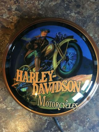 Rare Harley - Davidson Wall Bar Light Artwork & Color design Awesome 2