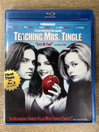 Teaching Mrs.  Tingle (1999) Blu - Ray Miramax Katie Holmes Oop Rare