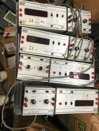 4x Rare Thornton Aps - 101 Amplifier Power Supply & Decade Counter/timer Dec - 102