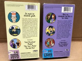 Daria VHS 1997 & 1999‧ Comedy,  Music MTV,  Animation,  Rare VHS 2