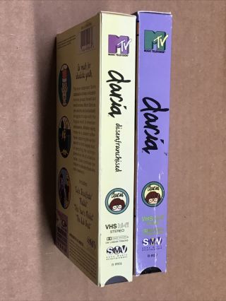 Daria VHS 1997 & 1999‧ Comedy,  Music MTV,  Animation,  Rare VHS 3