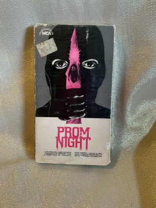 Prom Night Vhs Mca Embassy Release 1981 Slasher Horror Rare Uncut