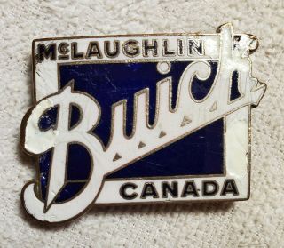 Mclaughlin Buick Enamel Radiator Badge Emblem 1924 - 30 Gm Of Canada Rare