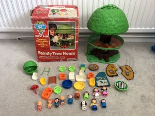 Vintage Palitoy Family Tree House,  Rare Childrens 70’s Retro Toy,  With