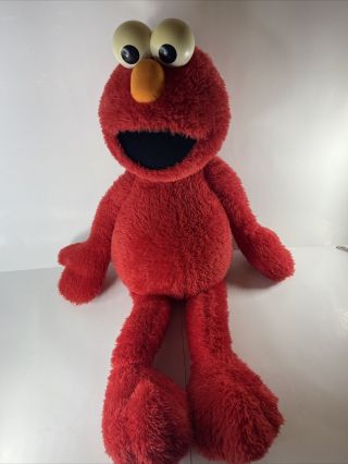 Gund Sesame Street Jumbo Xl Elmo Stuffed Toy Plush Doll Life - Sized 38 " Rare Huge