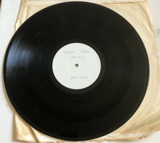 John Paul Young ‎– Love Is In The Air 1978 Rare Vinyl Lp Test Pressing Record
