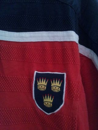 Munster Rugby Union Vintage Shirt Red Jersey LFR Top Ireland Rare Mens Size 3