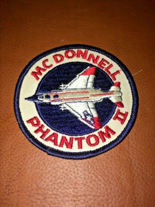 Rare Air Force Squadron Patch Usaf Mc Donnell F - 4 Phantom Early 1960s