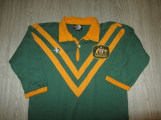 Vintage Australia Peerless International Rugby Jersey Shirt Xl Retro Rare Sewn