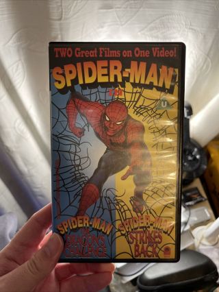 Spider Man The Dragons Challenge And Spiderman Strikes Back Rare Vhs