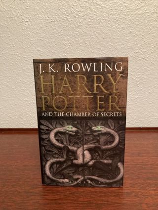 Rare Adult Cover 1st/ 1st J.  K.  Rowling Harry Potter And The Chamber Uk Hardcover