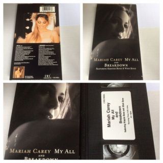 Mariah Carey - My All / Breakdown - Usa 1998 2trk Picture Sleeve Video.  Very Rare