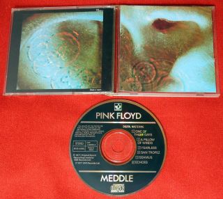 Pink Floyd Meddle Japan Cd Black Face Label Ultra Rare 1press 1a1 C Audiophile